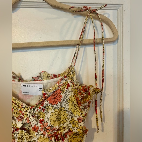 ASOS DESIGN cami knot front midi sundress - Picture 3 of 9